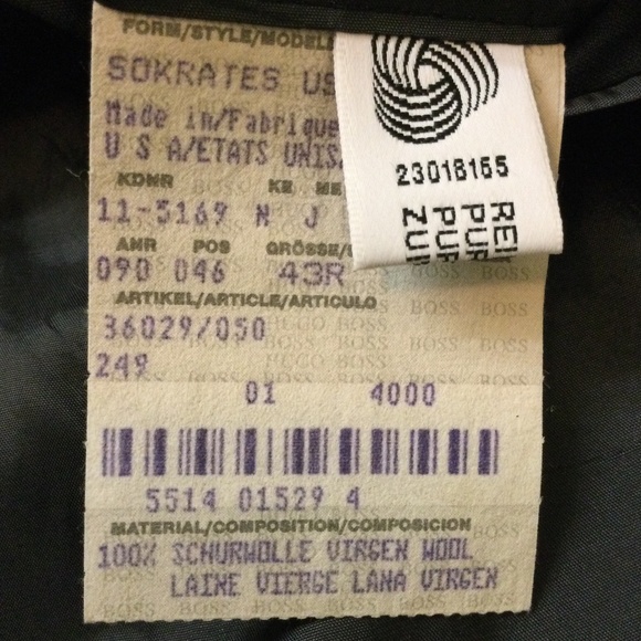 HUGO BOSS Men’s Blazer Made In USA HOST PICK - Picture 11 of 13